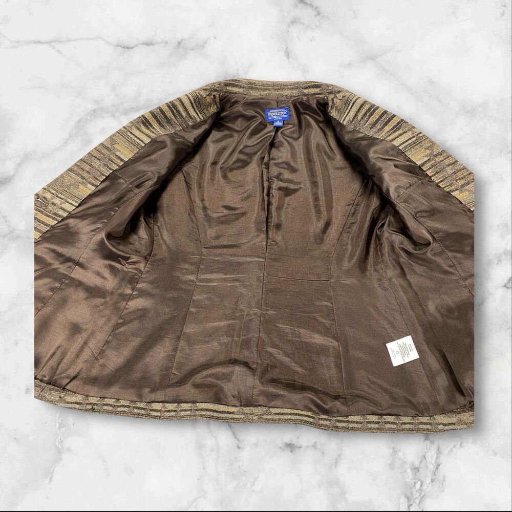 Pendleton Wool Western Ranch Blazer Jacket Women’… - image 3